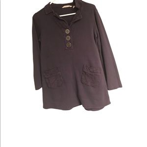 Soft Surroundings purple tunic cozy petite extra small shirt top